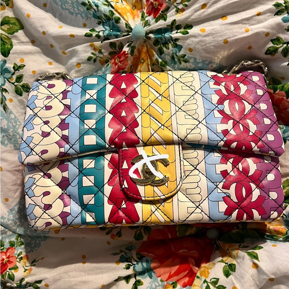 Colorful Patterned Women's Bag
